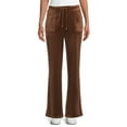 thumbnail image 1 of No Boundaries Juniors Velour Flare Pants, 1 of 6