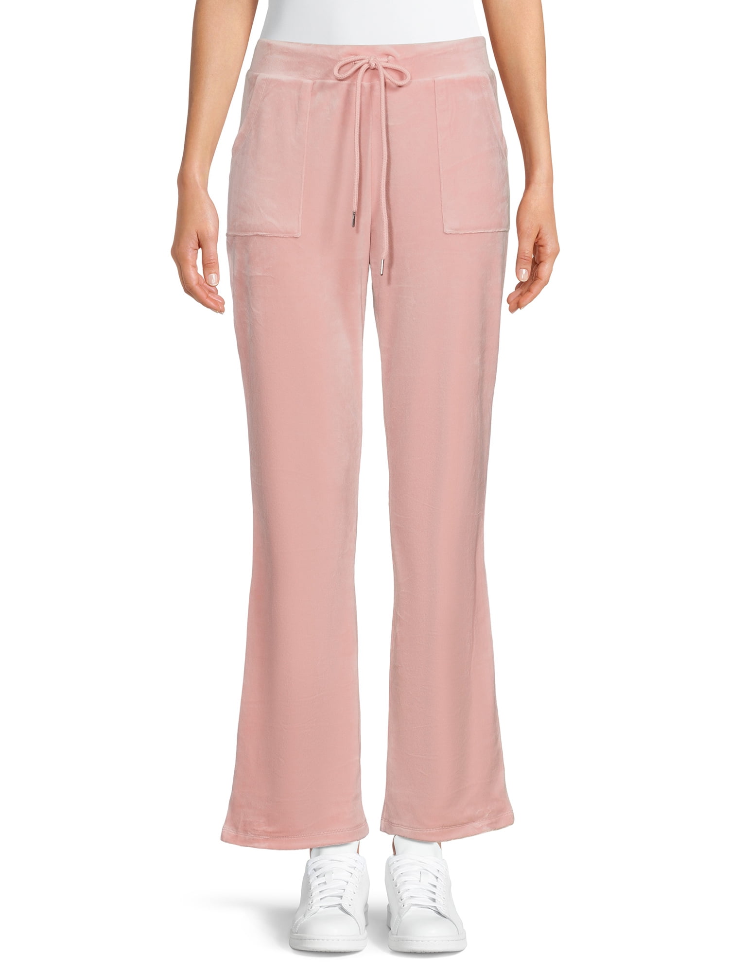 No Boundaries Juniors Velour Flare Pants - Walmart.com