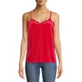 thumbnail image 1 of No Boundaries Juniors’ Velvet Cami Top, 1 of 5