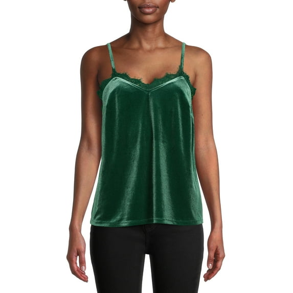 No Boundaries Juniors’ Velvet Cami Top