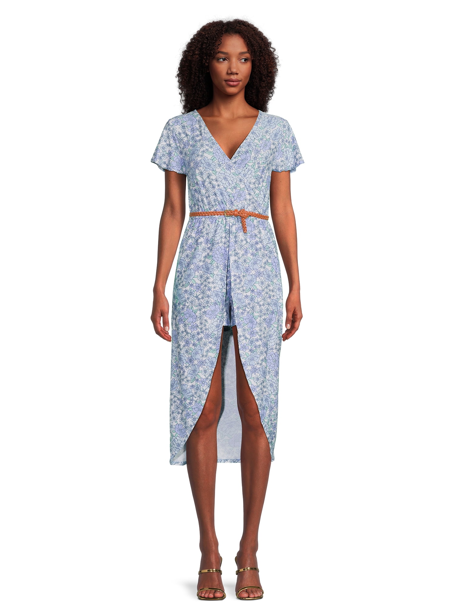 No Boundaries Juniors Walk Thru Dress - Walmart.com