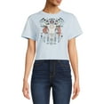 thumbnail image 1 of No Boundaries Juniors' Washed Graphic Print Tee, 1 of 5