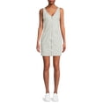 thumbnail image 1 of No Boundaries Juniors' Zip Front Denim Dress, 1 of 5