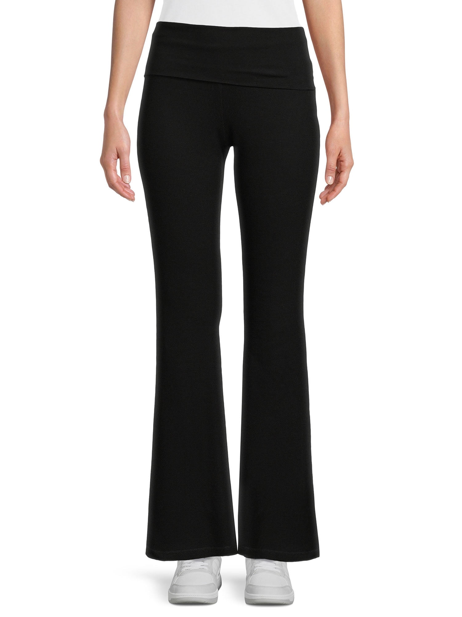 VSPINK cotton foldover flare leggings!! THANK ME LATER. size xs, shor, Fold  Over Flare Pants