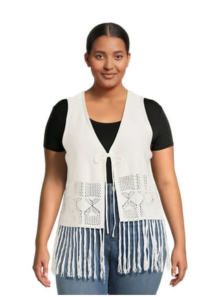 Plus size shop western vest