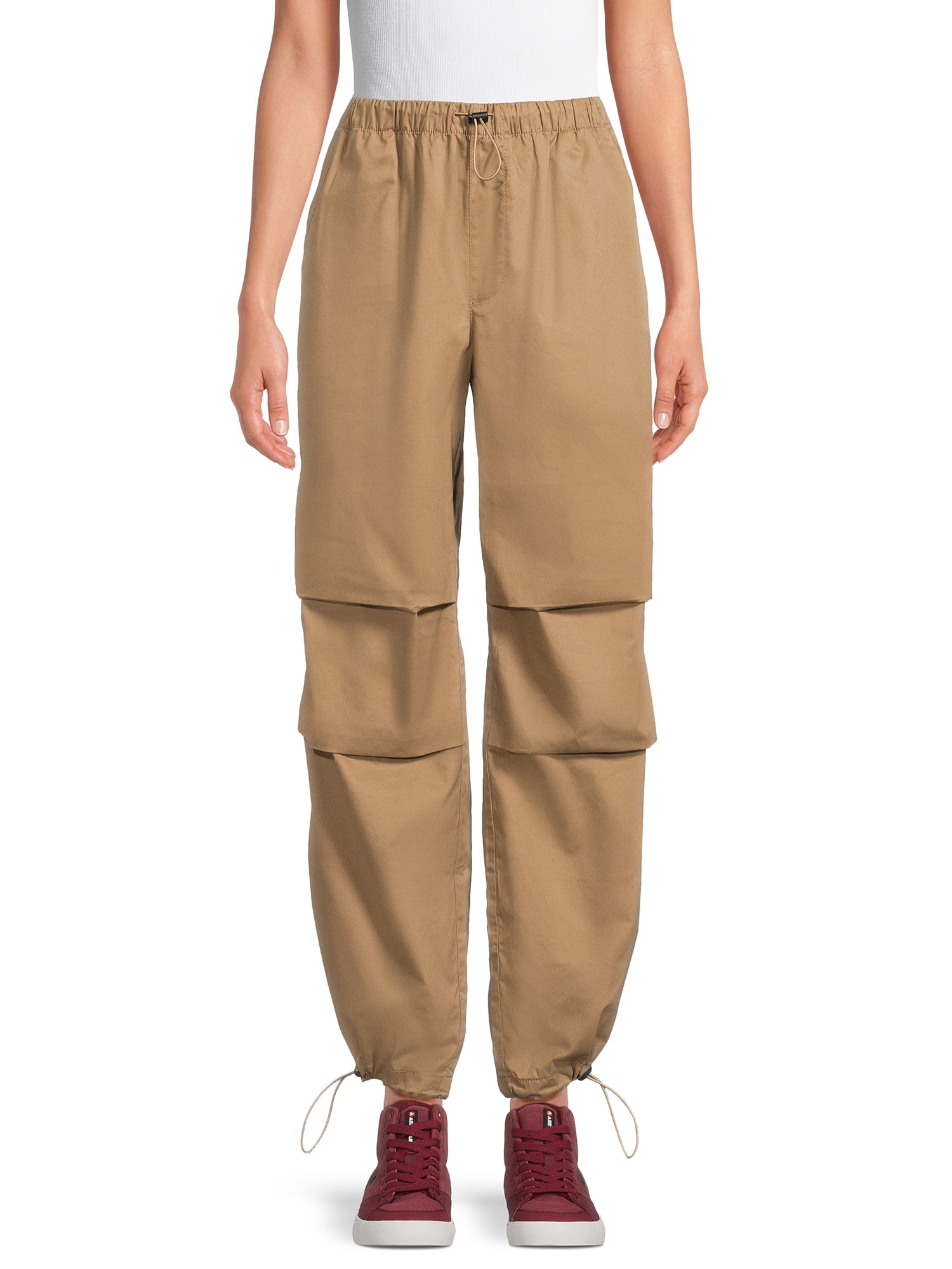 No Boundaries Juniors’ Parachute Pants, Sizes XS-XXXL, 29.5 Inseam