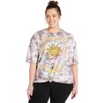 No Boundaries Juniors and Juniors Plus Tie Dye Graphic Boyfriend Tee