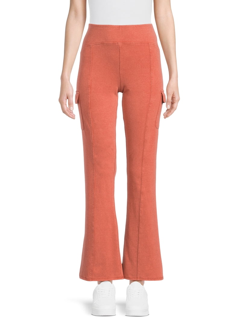 No Boundaries Cargo Flare Pants - Trendy Flare Leg - Walmart.com