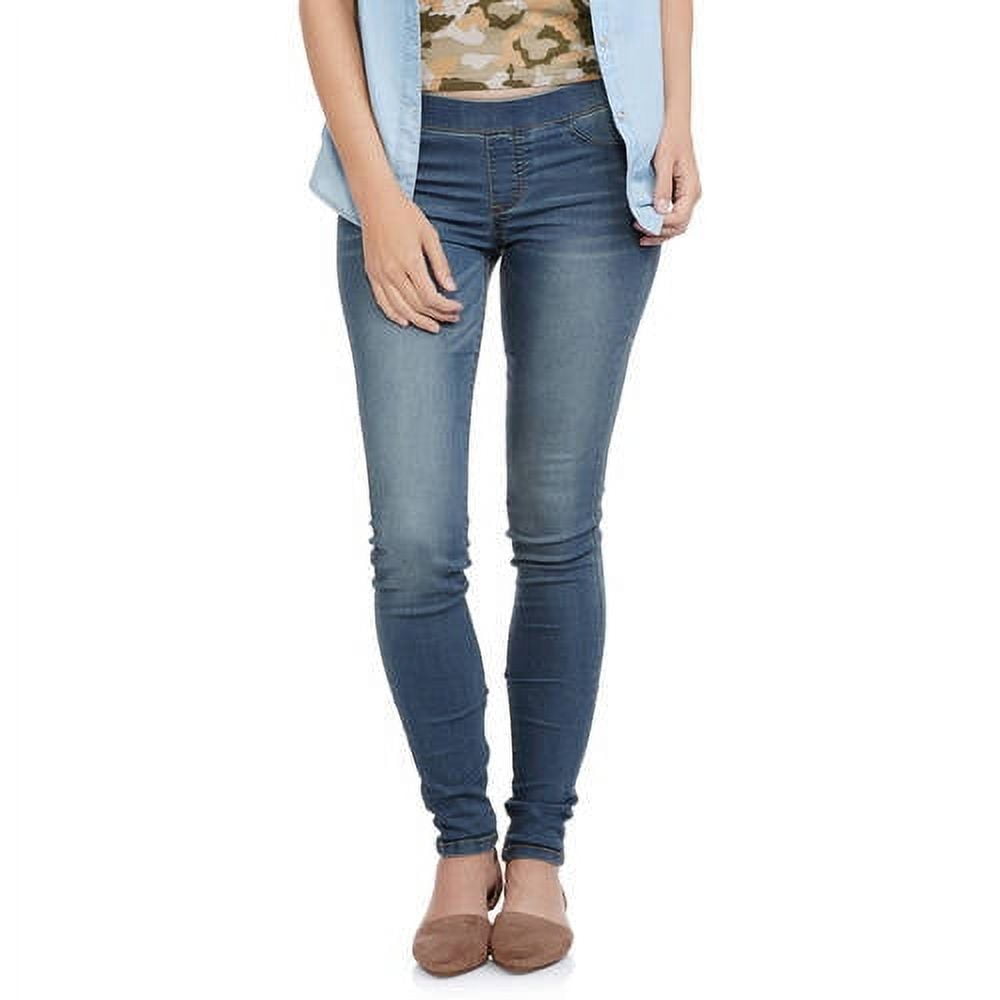 No Boundaries Juniors' essential pull-on jeggings (denim and color washes)  