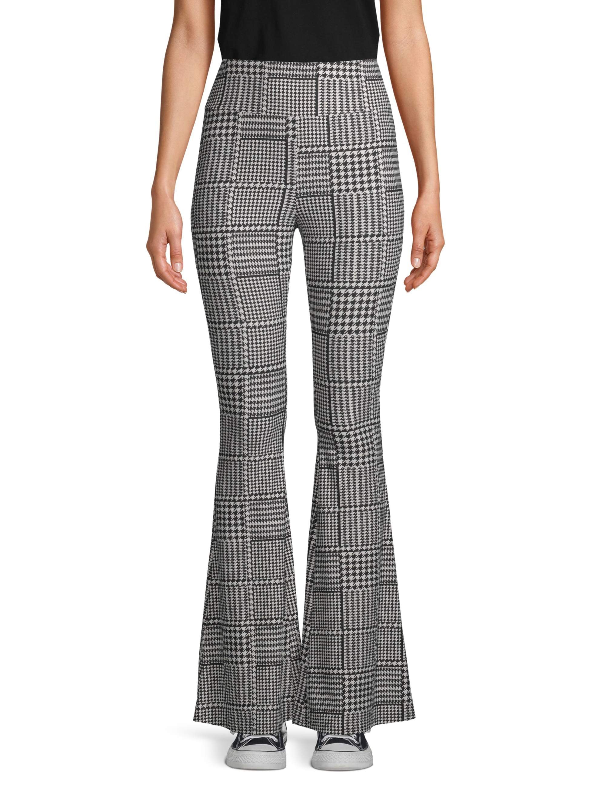 No Boundaries Juniors flared yummy knit pants prints solids
