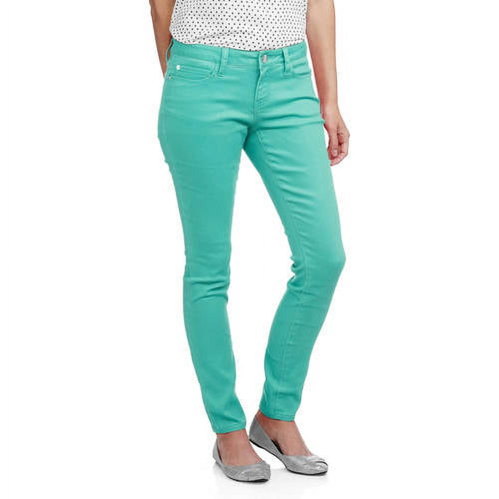 Stretchy colored skinny jeans sales
