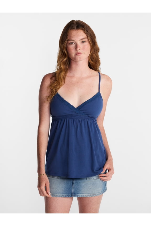 Knit Babydoll Cami, Womens