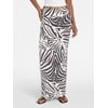 No Boundaries Knit Foldover Maxi Skirt with Side T