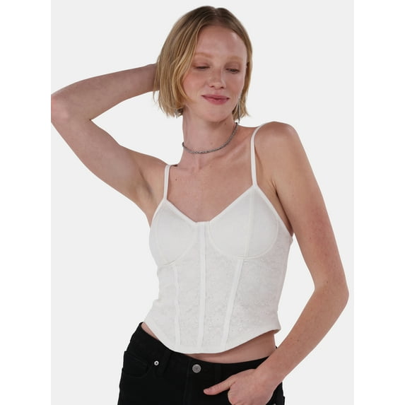 No Boundaries Lace Bustier Top, Women's