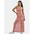 thumbnail image 1 of No Boundaries Lace Corset Top and Maxi Skirt Set, 2-Piece, Women's, 1 of 4