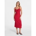 thumbnail image 1 of No Boundaries Lace Strap Midi Dress, Women's XXS-XXL, 1 of 5