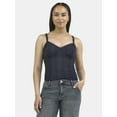 thumbnail image 1 of No Boundaries Lace Trim Cami Top, Women's, 1 of 5