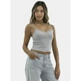 thumbnail image 1 of No Boundaries Lace Trim Cami, Women’s, 1 of 5