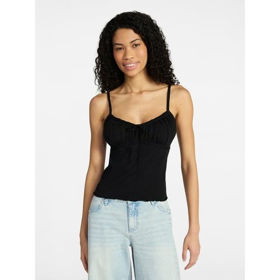 No Boundaries Lace Trim Cami, Women’s XXS-XXL