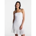 thumbnail image 1 of No Boundaries Lace Ruffle Mini Dress, Women’s XXS-XXL, 1 of 5