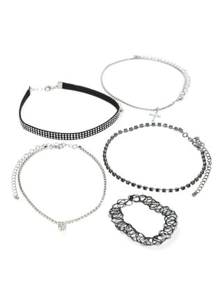 Black choker necklace walmart best sale