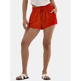 【NONCODE】Oban Pintuck Damage Bermuda Pants No Boundaries Pintuck Denim Shorts, 3” Inseam, Women's