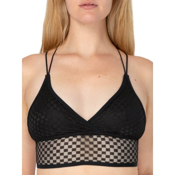 No Boundaries Longline Mesh Bralette, Sizes to XXXL