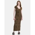 thumbnail image 1 of No Boundaries Maxi Dress with Cap Sleeves, Women's XXS-XXL, 1 of 4
