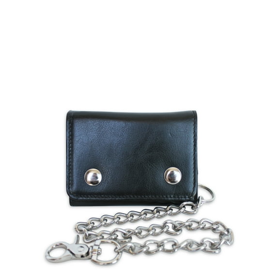 No Boundaries Men's 2 Snap Chain Wallet