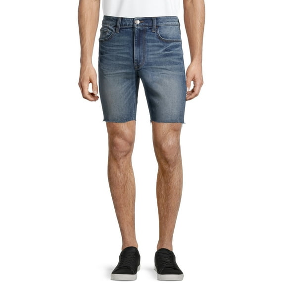 No Boundaries Men's 9" Denim Shorts