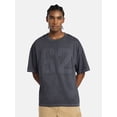 thumbnail image 1 of No Boundaries Boxy Number Tee with Short Sleeves, Men's XS-5XL, 1 of 5