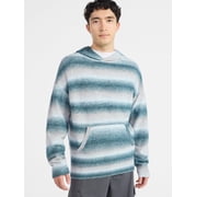 No Boundaries Brushed Hooded Sweater with Long Sleeves, Midweight, Men's & Big Men's XS-3XL