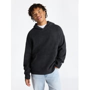 Brushed Hooded Sweater with Long Sleeves, Midweight, Men's & Big Men's XS-3XL