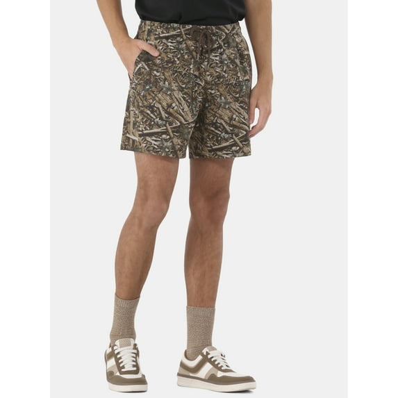 No Boundaries Cotton Twill Shorts, Men's and Big Men's