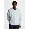 thumbnail image 1 of No Boundaries Crewneck Fleece Sweatshirt with Long Sleeves, Men's XS-4XLT, 1 of 5