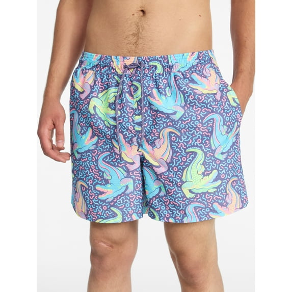 No Boundaries Swim Trunks, 5" Inseam, Men's S-5XL
