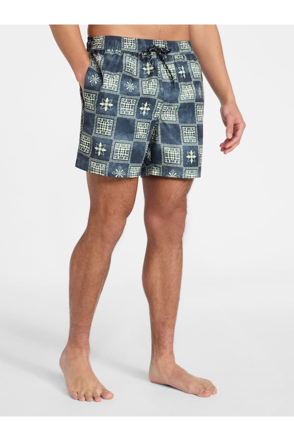 Swim Trunks, 5" Inseam, Men's S-5XL
