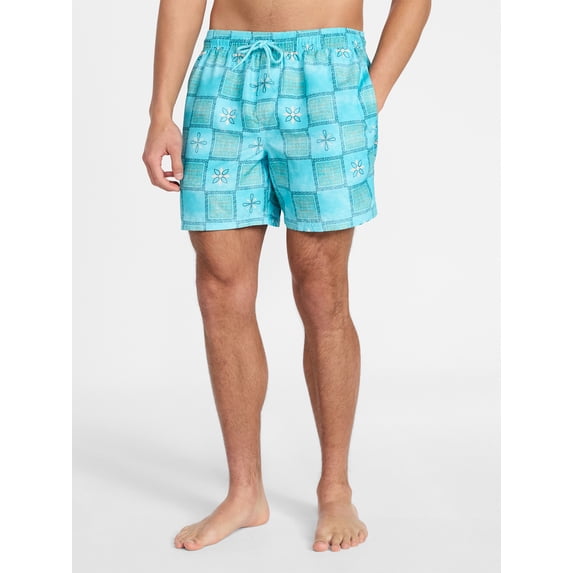 No Boundaries Swim Trunks, 5" Inseam, Men's S-5XL