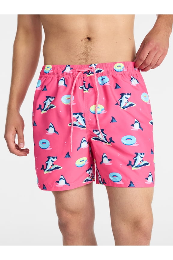 Swim Trunks, 5" Inseam, Men's S-5XL