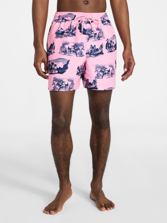 Swim Trunks, 5" Inseam, Men's S-5XL