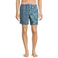 thumbnail image 1 of No Boundaries Men's & Big Men's Elastic Waist Swim Trunks, 7" Inseam, Sizes S-5XL, 1 of 7