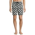 thumbnail image 1 of No Boundaries Men's & Big Men's Elastic Waist Swim Trunks, 7" Inseam, Sizes S-5XL, 1 of 7