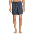 thumbnail image 1 of No Boundaries Men's & Big Men's Elastic Waist Swim Trunks, 7" Inseam, Sizes S-5XL, 1 of 6