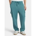 thumbnail image 1 of No Boundaries Fleece Cargo Jogger Pants, 30'' Inseam, Men's & Big Men's, 1 of 5