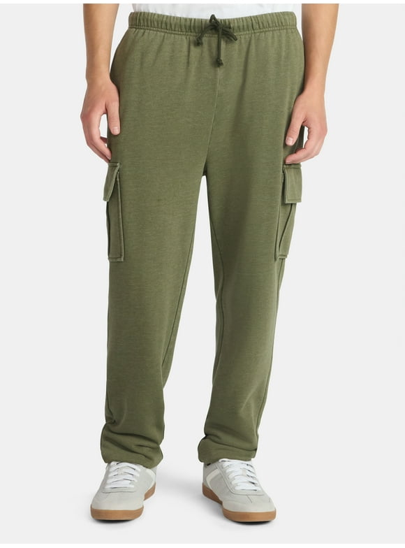 Fleece Cargo Jogger Pants, 30'' Inseam, Men's & Big Men's