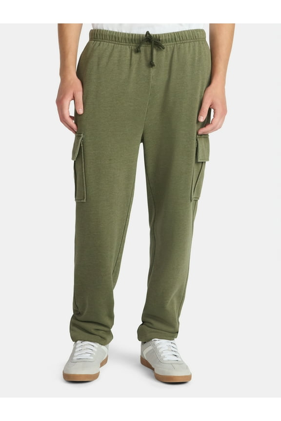 Fleece Cargo Jogger Pants, 30'' Inseam, Men's & Big Men's