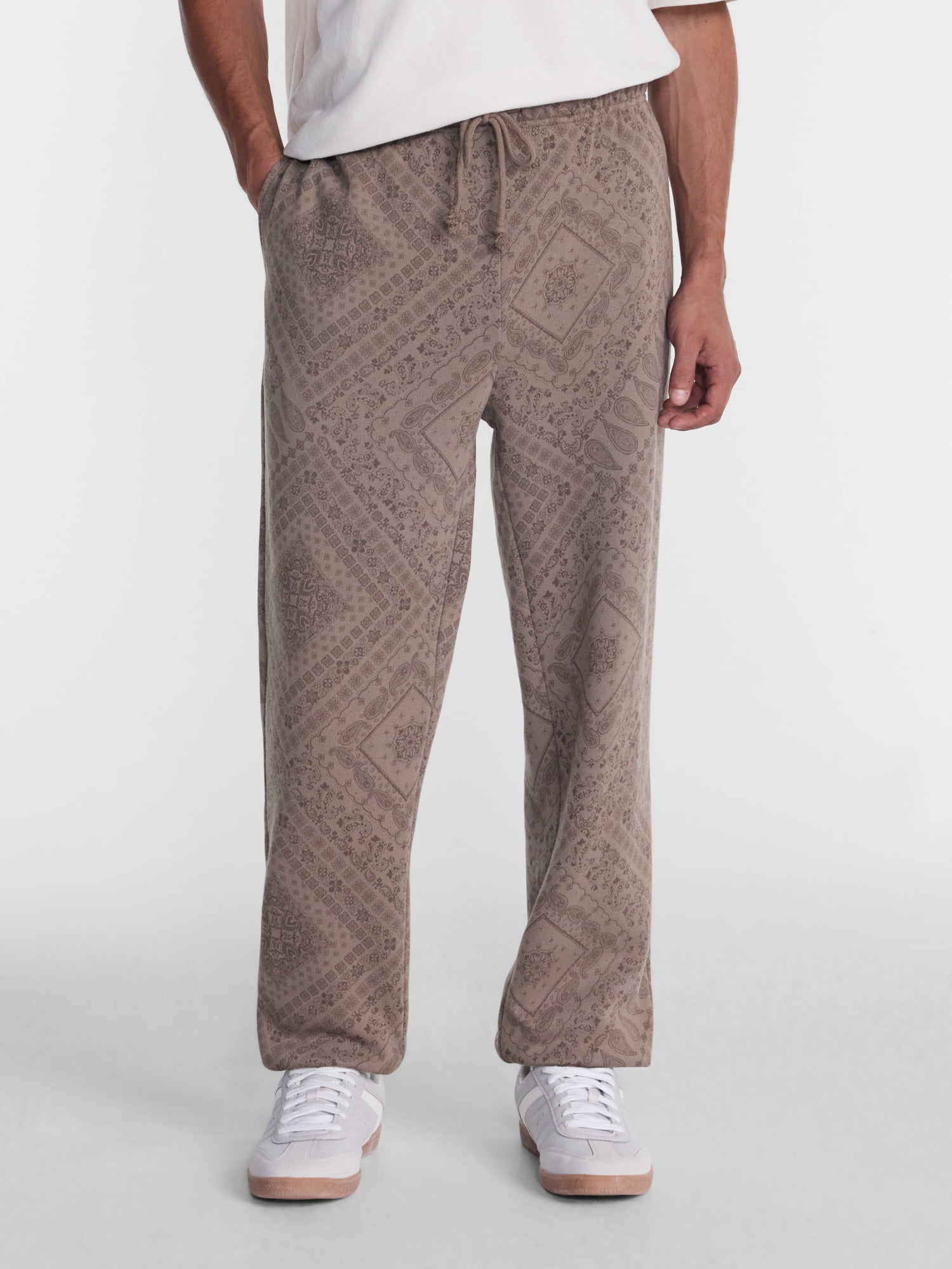 No Boundaries Fleece Jogger Sweatpants, 30'' Inseam Closed Hem, Men's Sizes XS-4XLT