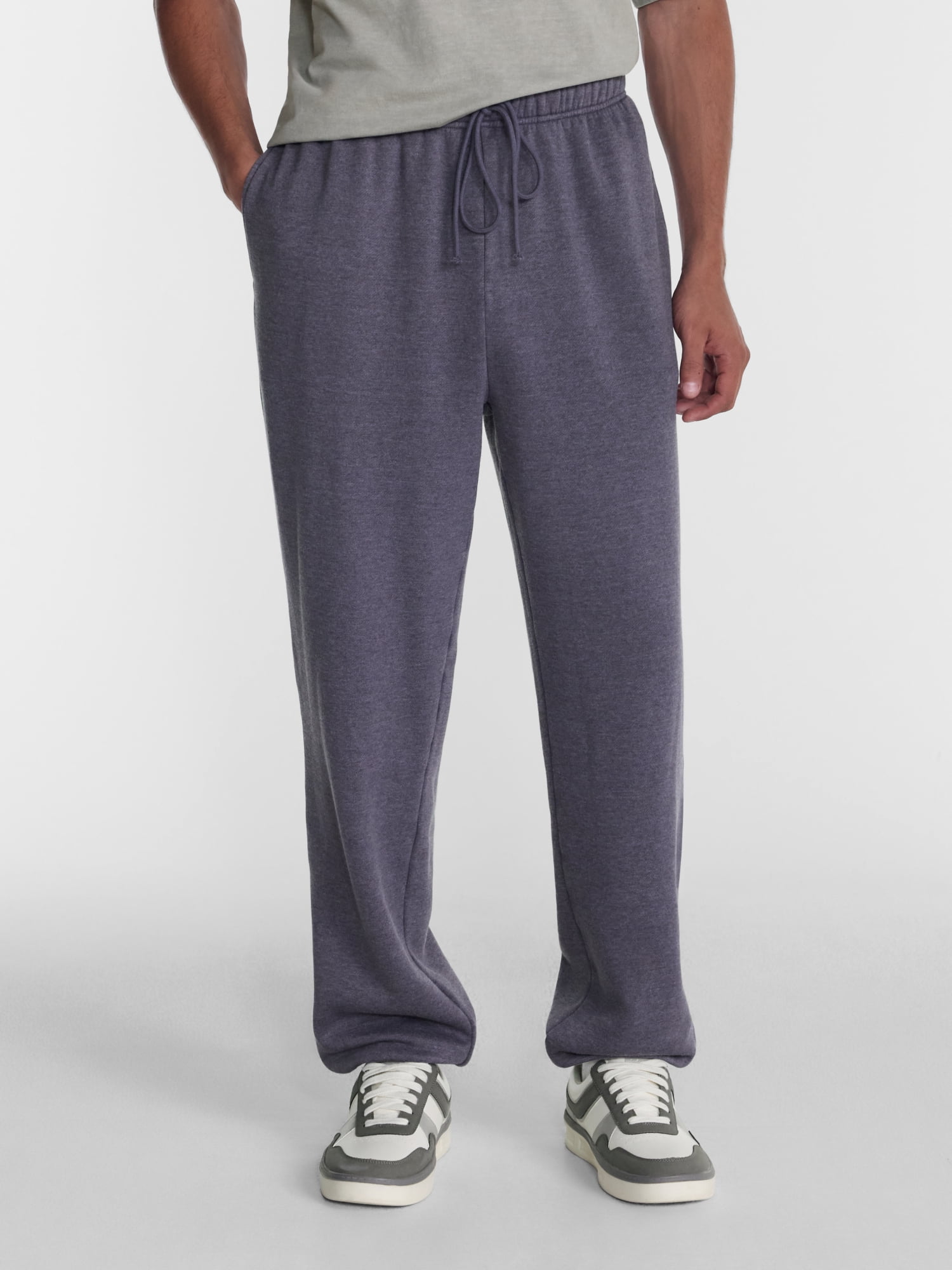 No Boundaries Fleece Jogger Sweatpants, 30'' Inseam Closed Hem, Men's Sizes XS-4XLT