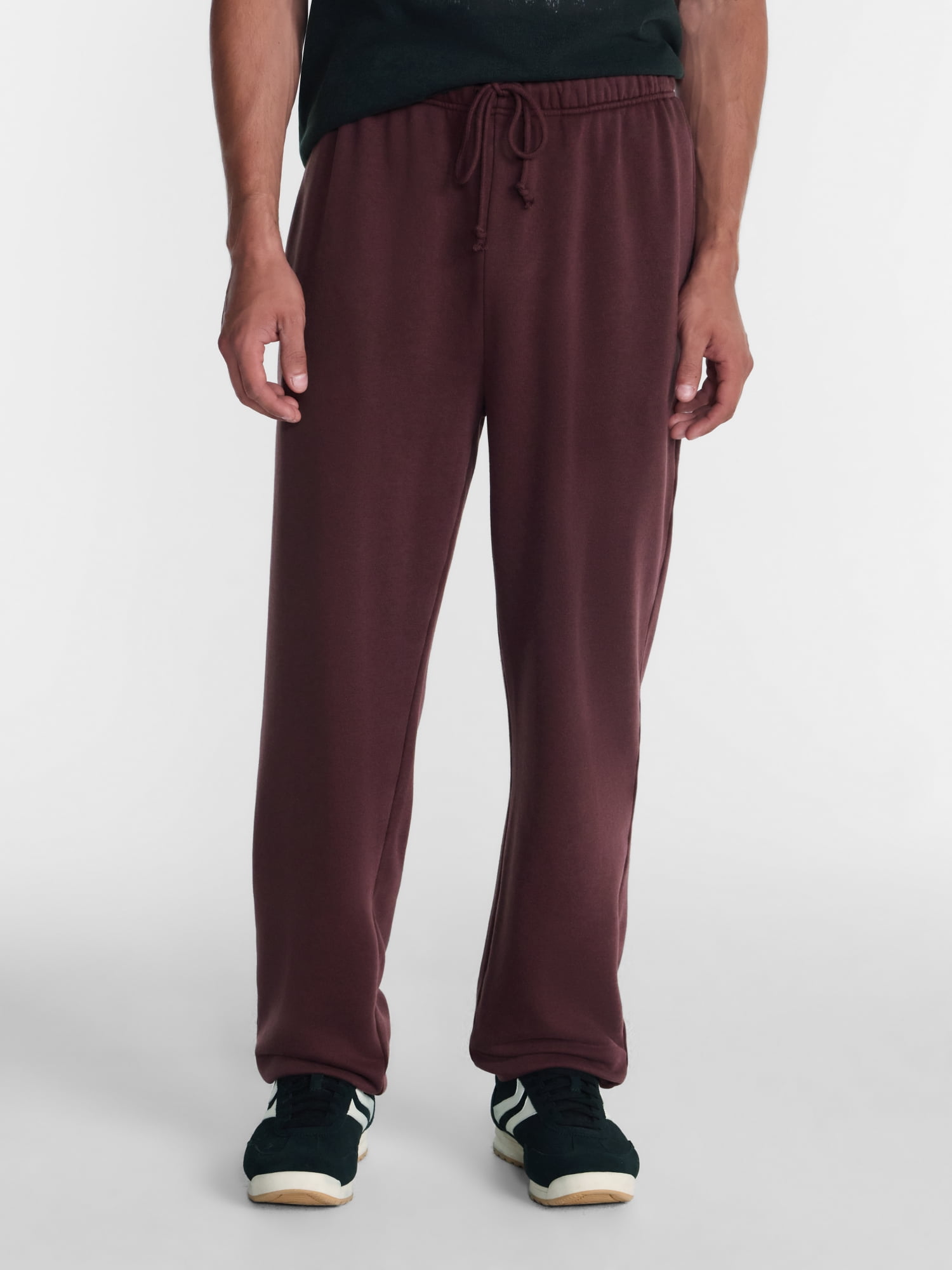 No Boundaries Fleece Jogger Sweatpants, 30'' Inseam Closed Hem, Men's Sizes XS-4XLT