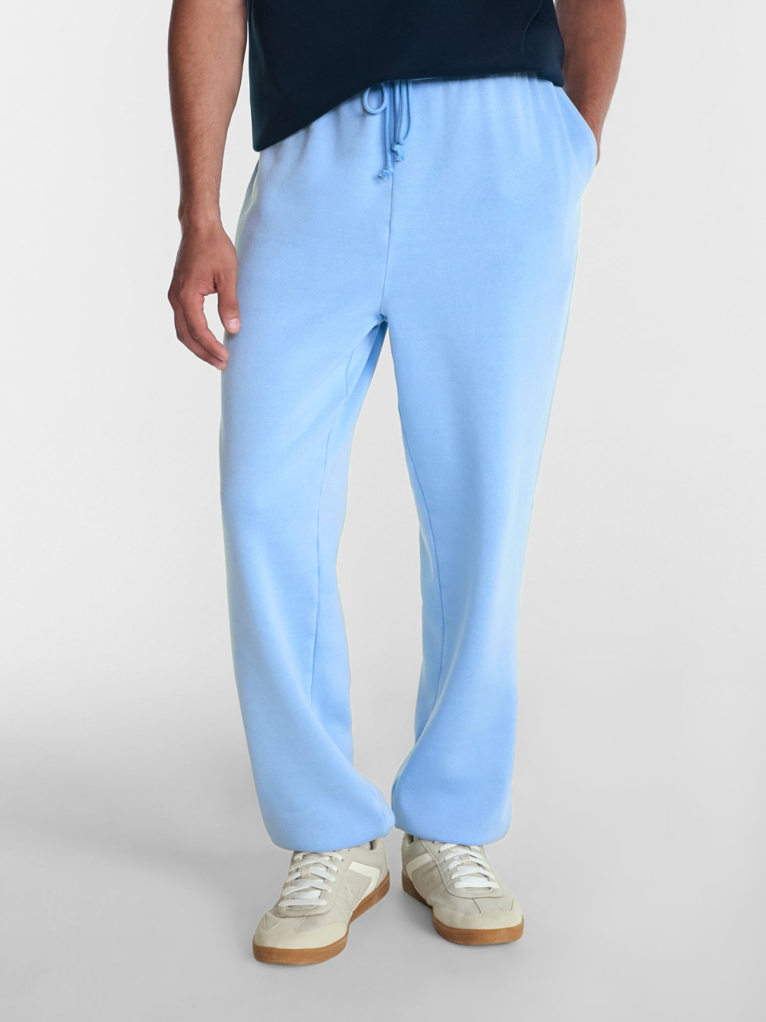 No Boundaries Fleece Jogger Sweatpants, 30'' Inseam Closed Hem, Men's Sizes XS-4XLT